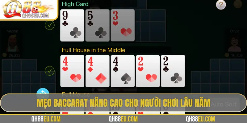 QH88 Chia Sẻ Mẹo Baccarat Giúp Chơi Ổn Định Và Bền Vững 2 Những mẹo Baccarat cơ bản để bắt đầu