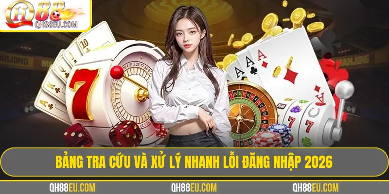 Bảng tra cứu và xử lý nhanh lỗi đăng nhập 2026